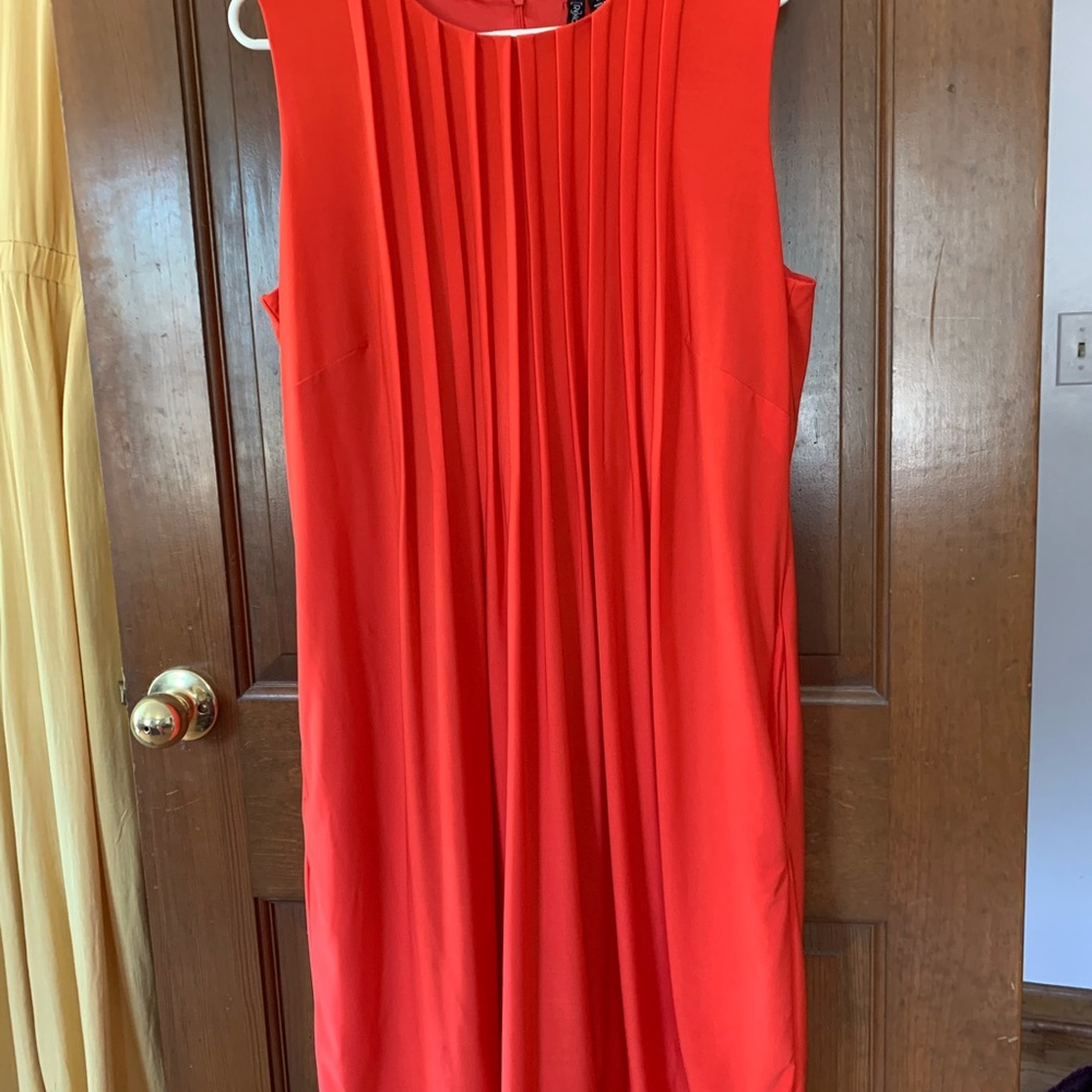 Lovely dress with pintucks in front and back and pockets